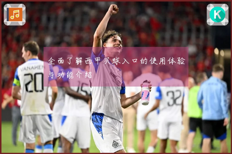 全面了解西甲买球入口的使用体验与功能介绍